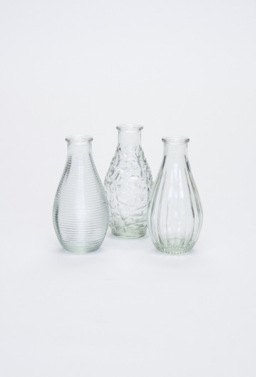 Trio Of Bud Vases