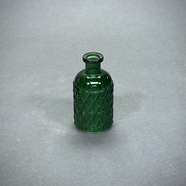 Green Harlequin Bud Vase