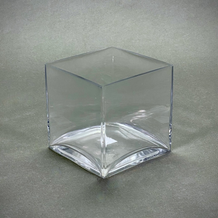 Glass Cube Vase