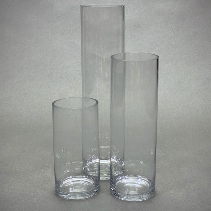 Cylinder Vase Trio